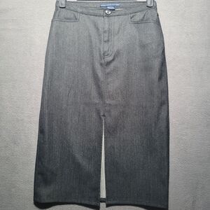 Women's Ralph Lauren‎ Sport Dark Grey Deniim A-Line Skirt Size 2 NWOT